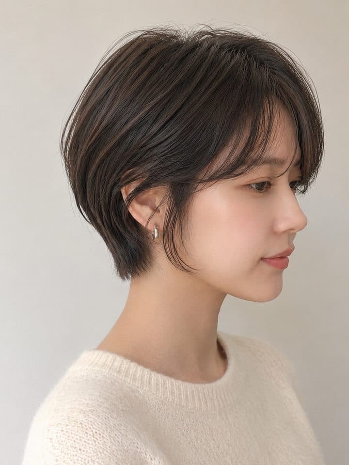 숏컷 · 볼륨펌 — Short Cut · Volume Perm · 여의도 헤어 룩북 / Salon de Marshall Yeouido hair lookbook