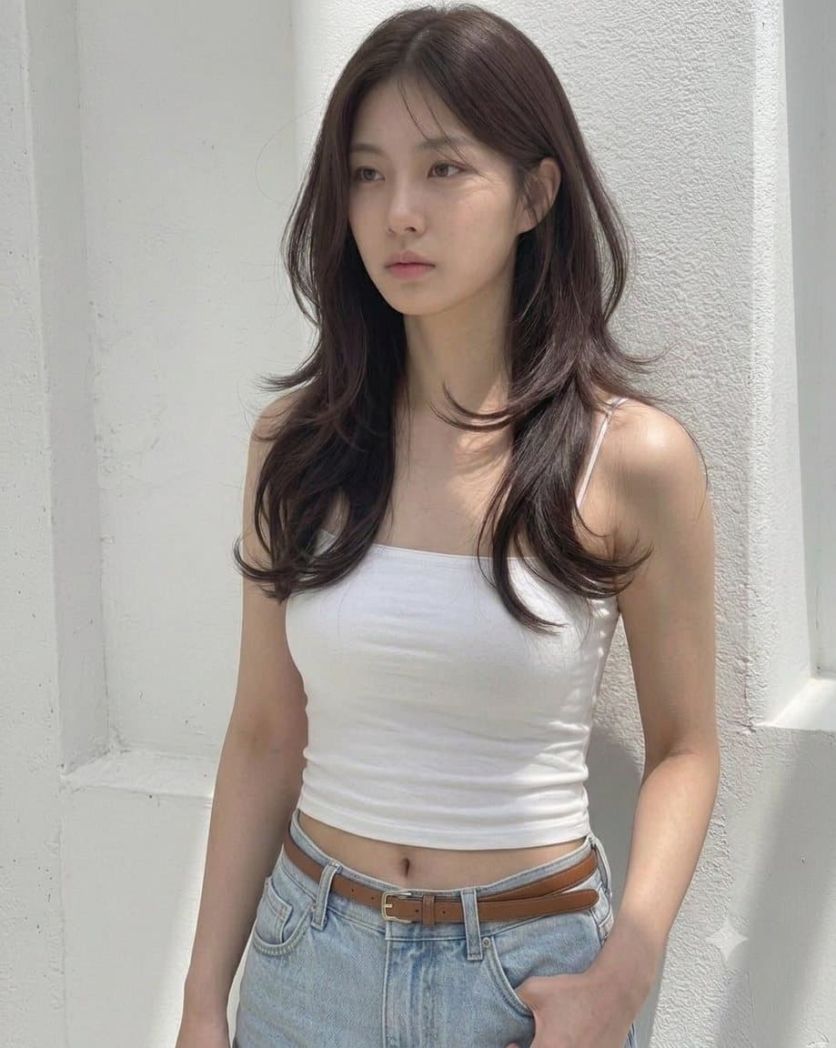 레이어드컷 · 볼륨펌 — Layered Cut · Volume Perm · 여의도 헤어 룩북 / Salon de Marshall Yeouido hair lookbook
