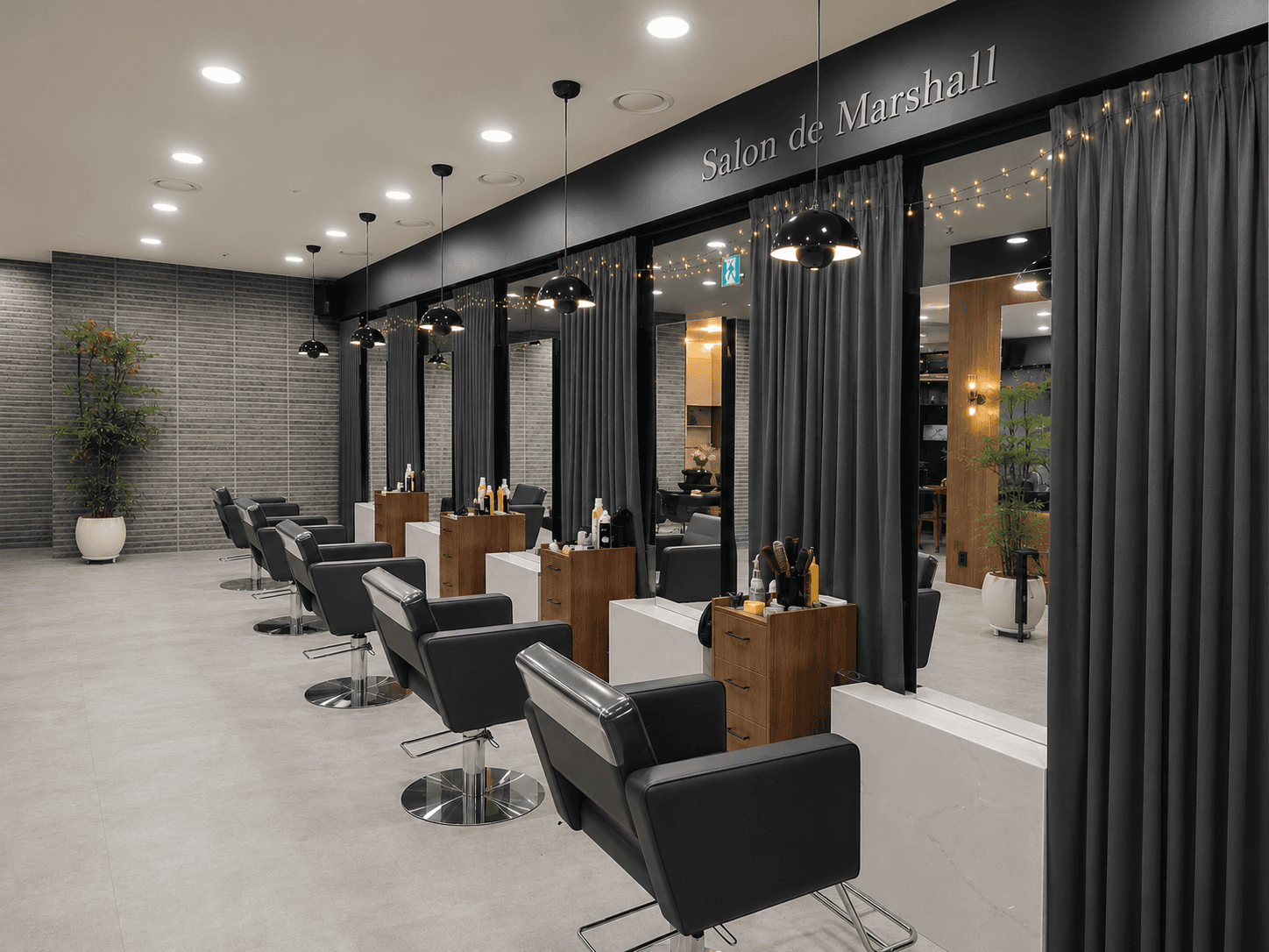 Salon de Marshall 여의도점 살롱 내부 3 — Yeouido hair salon interior photo, Seoul